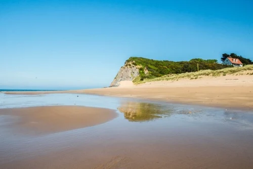 The beach at Caldey Island