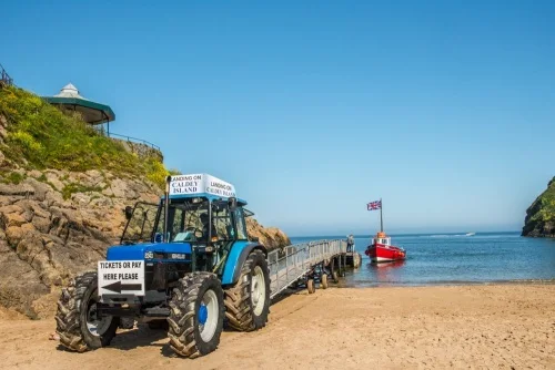 The Caldey Island embarkation point in Tenby