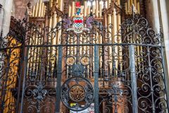 Lord Clifford's wrought-iron screen