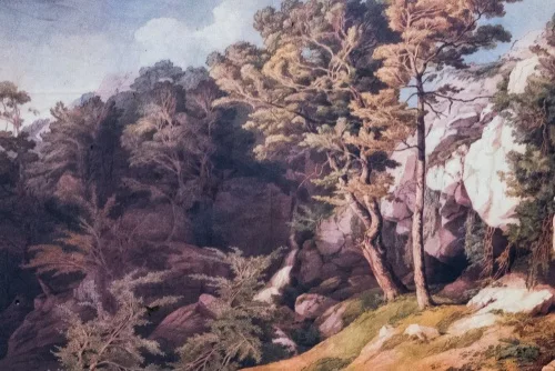 The same scene painted by John Abbot in 1804