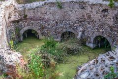 Looking into the Conduit House water tank