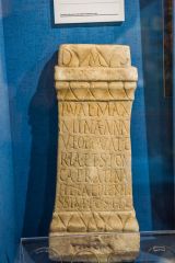Roman marble tombstone