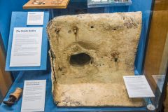 Drain from the Canterbury Roman baths