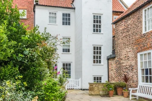 The house from the rear yard
