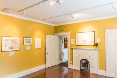 A ground-floor exhibition area