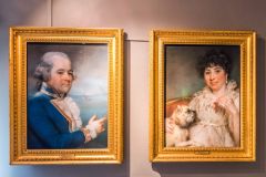 Portraits of Captain Wm Bligh and Mrs Elizabeth Bligh by John Russell