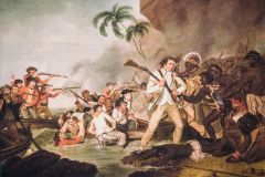 'Death of Captain James Cook', by George Carter, 1783