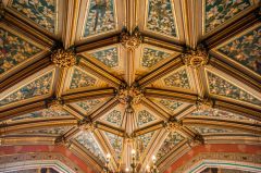 A richly decorated ceiling