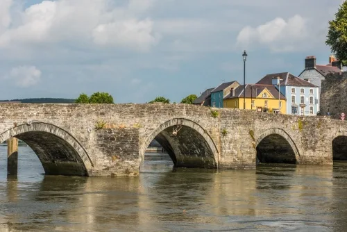 The historic town bridge