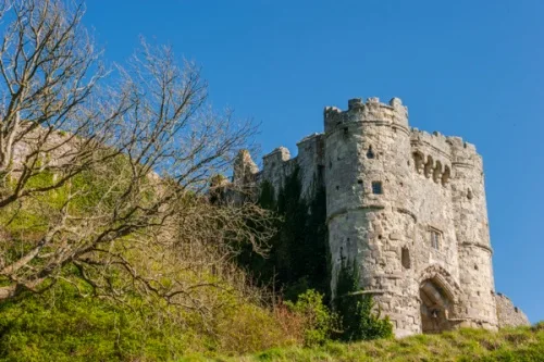 The castle gatehouse