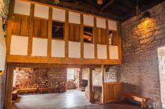 A recreated medieval minstrel's gallery