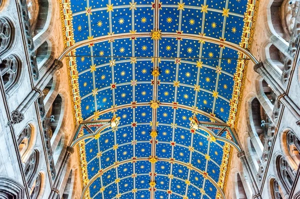 The striking Choir ceiling