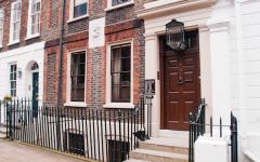 The front entrance