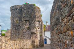 The castle gatehouse