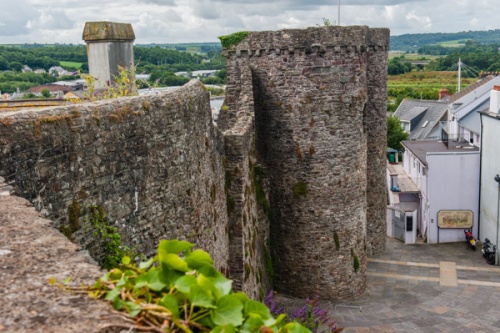 The view from the battlements