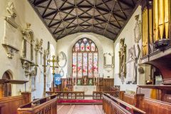 Looking into the chancel
