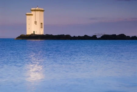 Carraig Fhada at sunset