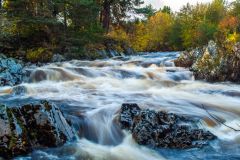 The River Dulnain below the bridge