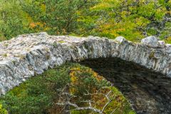 The incredibly slender bridge arch