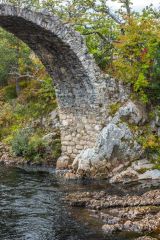 The northern bridge abutment