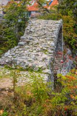 The southern end of the bridge