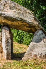 The dolmen from the north-east