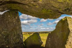 Inside the burial chamber