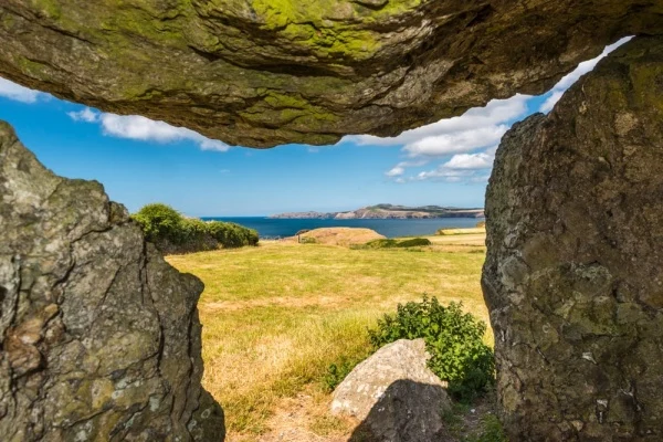 Inside the burial chamber
