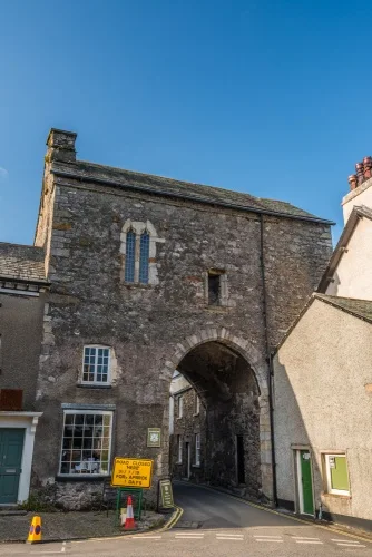 The 14th-century Priory Gatehouse