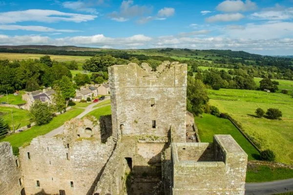 The view from the battlements
