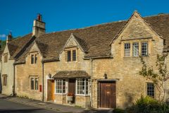 Typically pretty cottages in Castle Combe