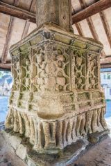 Under the medieval market cross