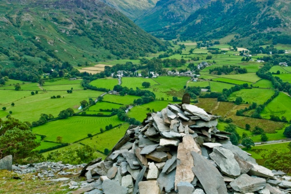 Borrowdale from Castle Crag