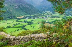 Looking down into Borrowdale