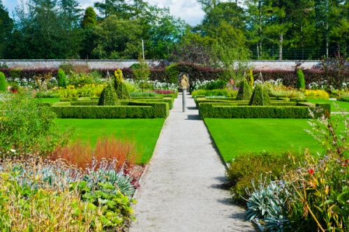 The castle gardens
