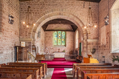 The church interior