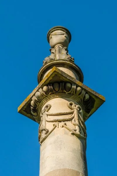 The top of Nelson's Column