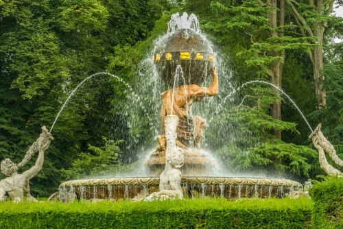 The Atlas Fountain, South Parterre