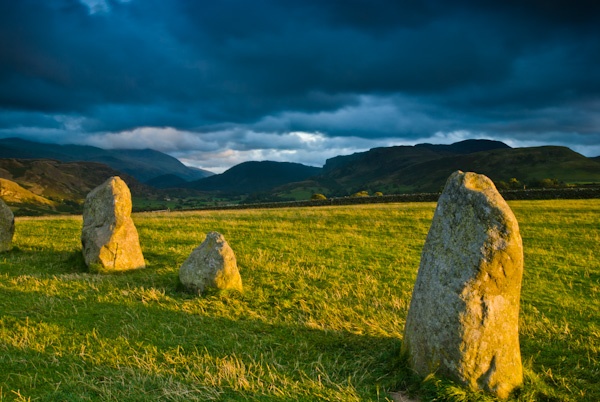 Castlerigg stone circle at dawn