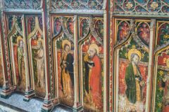 The base of the medieval screen