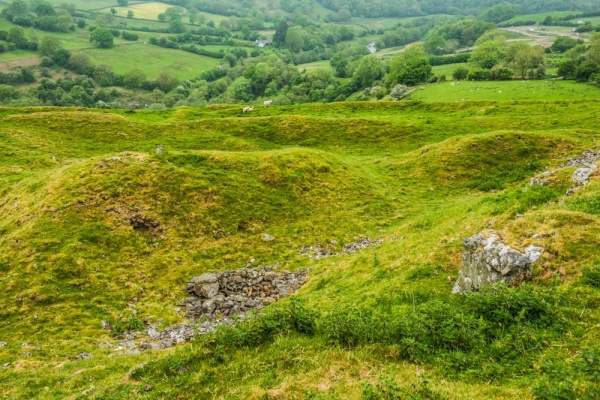 Cafnllys Castle earthworks