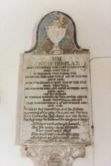 John Whitall memorial, 1825