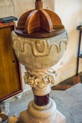 The late 12th century font