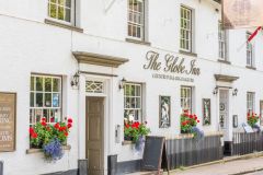 Chagford, The Globe Inn, a former coaching inn on High Street