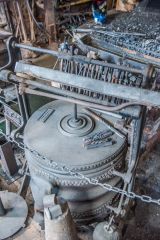 An old forge air pump