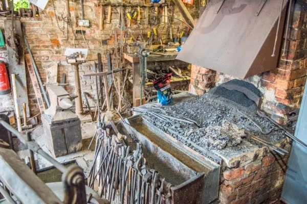 The blacksmith's forge