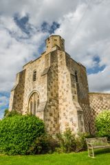 The striking west tower