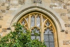 The west tower window