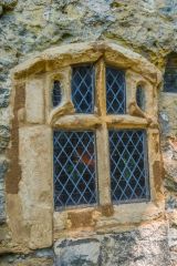 A 15th-century window in the rock