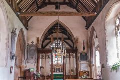 Looking east down the nave